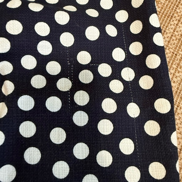 J Crew Pencil Skirt - Size 6
Navy/White Polka Dot - Picture 4 of 7